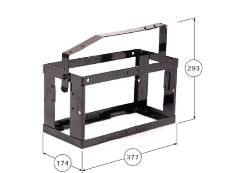 Halterung für Kraftstoffkanister Metall Benzinkanister Kanisterhalterung für 10 Liter Kanister Made in Europe*BW Discount