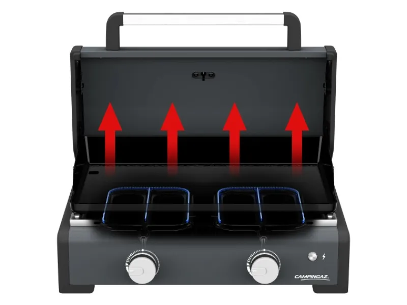 Campingaz Gasgrills|Gasgrill Plancha Onyx 2 65 cm x 56 cm x 31 cm