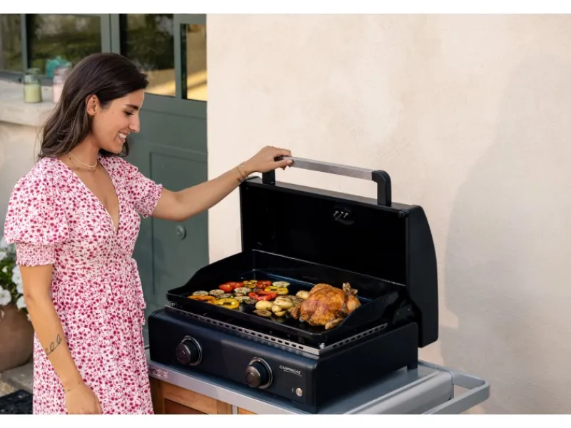 Campingaz Gasgrills|Gasgrill Plancha Onyx 2 65 cm x 56 cm x 31 cm