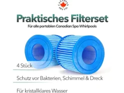 Filter-Set für portable Whirlpools 4 Stück*Canadian Spa Outlet