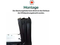 Canadian Spa Outdoor Whirlpools|randbefestigte Abdeckhilfe für Whirlpools bis zu 240 cm breite