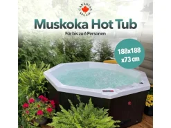 Canadian Spa Outdoor Whirlpools|Whirlpool Muskoka 188 cm x 188 cm x 73 cm