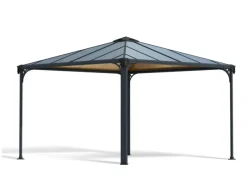 Palram - Canopia Gartenlauben|Canopia Gartenpavillon Palermo 3.6 x 3.6 Anthrazit