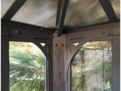 Pavillons|Canopia  Ledro 3 x 3 geschlossener Pavillon Anthrazit