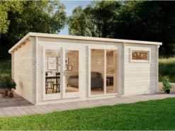 Gartenhaus Atrium-E Pultdach Imprägniert 578 cm x 371 cm*Carlsson New