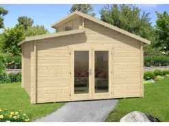 Carlsson Gartenlauben|Gartenhaus Lausitz Pultdach Imprägniert 400 cm x 440 cm