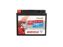 Cartec Quads|GEL Motorradbatterie YTX12-BS 12Ah 240A