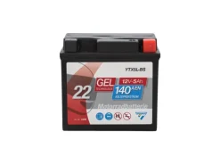 GEL Motorradbatterie YTX5L-BS 5Ah 140A*Cartec
