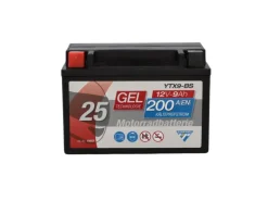 Cartec Quads|GEL Motorradbatterie YTX9-BS 9Ah 200A