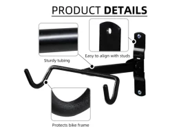 CCLIFE Fahrräder|Fahrrad Wandhalterung Faltbar Fahrradhalterung Wand MAX.35kg