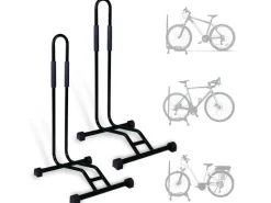 Fahrradständer Boden Radständer 2 Stück für 29 Zoll Fahrrad mit Reifenbreiten bis 65 mm*CCLIFE Outlet