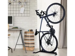 CCLIFE Fahrräder|Fahrradständer Boden 2 Stück Vertikaler und Horizontaler Fahrradhalterung Hochkant Höhenverstellbarer