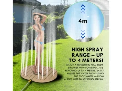 CCLIFE Outdoor Duschen|Gartendusche Bodendusche Outdoor Fontänenhöhe 4m ton