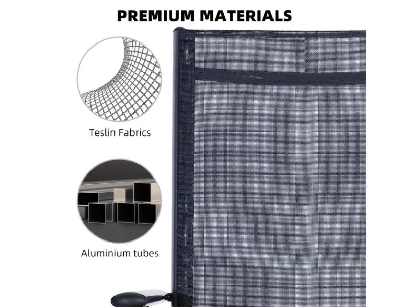 Gartenstühle Alu 2er Set Gartenstuhl Hochlehner Klappbar Balkonstühle 7-Fach Verstellbar bis 150kg Modell Breeze*CCLIFE Outlet