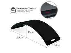 CCLIFE Fitnessgeräte|Holz Balance Board Wackelbrett Kinder Baby3 Jahre mit EVA Matte Montessori Spielzeug 85x30cm