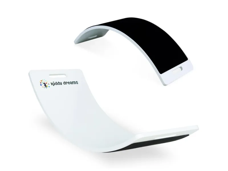 CCLIFE Fitnessgeräte|Holz Balance Board Wackelbrett Kinder Baby3 Jahre mit EVA Matte Montessori Spielzeug 85x30cm