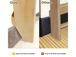 Sprossenwand Turnwand Gym Klettergerüst Holz Sportgerät mit Stange Fitness Kinder Erwachsene Blu*CCLIFE Sale