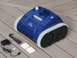 CF Group Poolreinigung|CF Poolroboter CF200CL mit Lithium-Ionen-Akku Blau-Schwarz