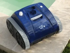 CF Group Poolreinigung|CF Poolroboter CF200CL mit Lithium-Ionen-Akku Blau-Schwarz