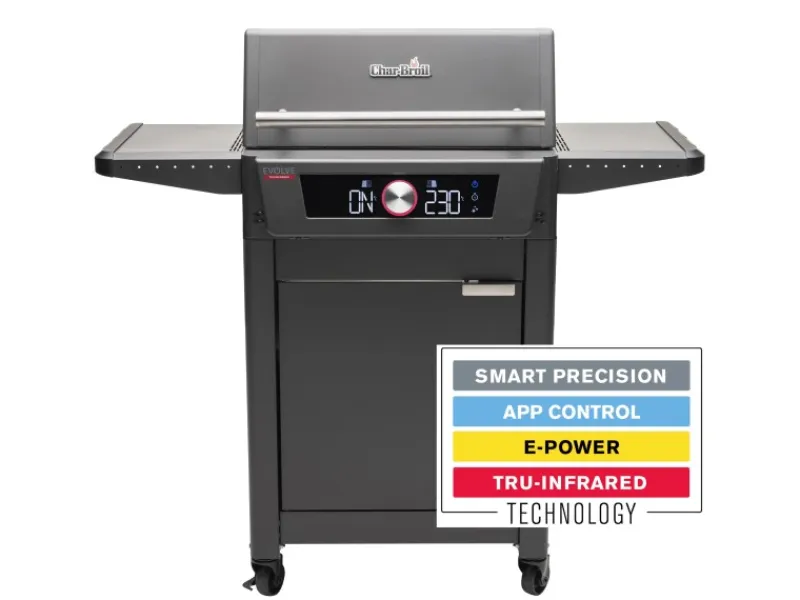 Char-Broil Elektrogrills|Elektrogrill Evolve Electric mit Dualzone, App Control & TRU-Infrared