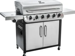 Char-Broil Gasgrills|Gasgrill Convective 640 S mit 6 Brennern und Seitenkocher Edelstahl