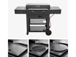 Griddle-Gasgrill Versa-Tile zum Braten, Grillen & Pizzabacken*Char-Broil Hot