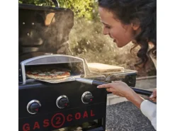 Grillzubehör Pizza Ofen Aufsatz für Gasgrills mit Pizzastein*Char-Broil Discount