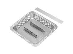 Char-Broil Grillzubehör|Kohleschale Essential Edelstahl mit Air-Flow-System