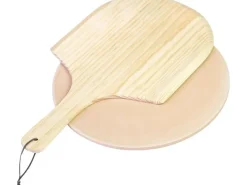 Char-Broil Grillzubehör|Pizzastein-Set Ø 38 cm inkl. Holzschieber