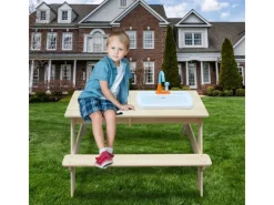 Kinder Wasserspielzeug|Gartenmöbel Für Kinder|Coemo Matschtisch Robin mit Waschbecken