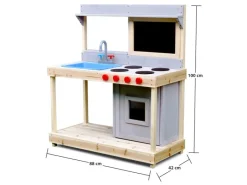 Coemo Outdoor Matschküche Noah mit Kreidetafel* Sale