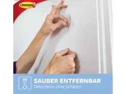 Command Haken-Set Mittelgroß Transparent 6 Stück* Sale