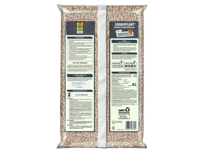 Bio-Pflanzgranulat Granuplant Indoor 6 l*Compo