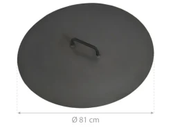 Deckel für Feuerschalen Ø 80,5 cm Schwarz*CookKing Hot