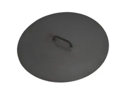 CookKing Feuerschalen|Deckel Stahl für Feuerschalen Ø 60,5 cm Schwarz