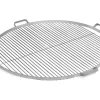 CookKing Grillzubehör|Feuerkörbe|Edelgrillrost Inkl. 4 Griffen für Feuerschalen Ø 80 cm Silber