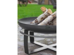 CookKing Feuerschalen|Feuerschale Stahl Viking Ø 80 cm x 36 cm Schwarz