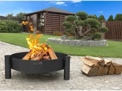 CookKing Feuerschalen|Feuerschale Stahl Haiti Ø 68 cm x 30 cm Schwarz