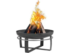 CookKing Feuerschalen|Feuerschale Stahl Viking Ø 60 cm x 36 cm Schwarz