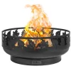 Feuerschale Stahl Toronto Ø 80 cm x 33 cm Schwarz*CookKing
