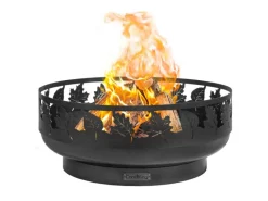 Feuerschale Stahl Toronto Ø 80 cm x 33 cm Schwarz*CookKing