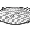 CookKing Feuerschalen|Feuerkörbe|Grillrost Stahl Inkl. 4 Griffen für Feuerschalen Ø 80 cm Schwarz