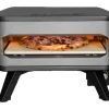 Cozze Gasgrills|Gas Pizzaofen 13" mit Pizzastein Schwarz-Grau