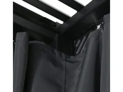 Kiosko Aluminium Pavillon 300 x 360 cm Anthrazit Freistehend*Creador Discount