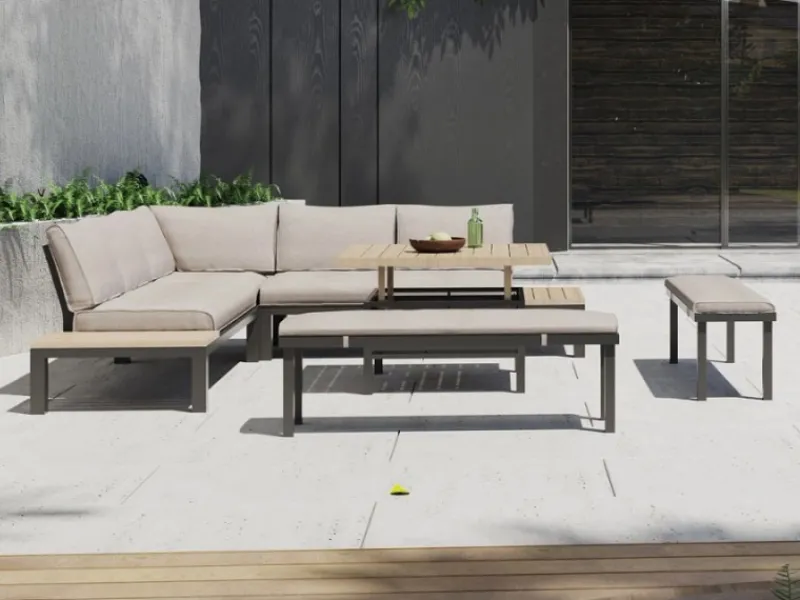 Creador Lounge-Gartenmöbel|Lanza Lounge-Set 6-tlg. Aluminium