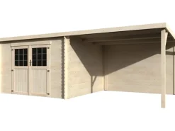 Gartenlauben|Decor et Jardin Holz-Gartenhaus Eden 610 cm x 298 cm