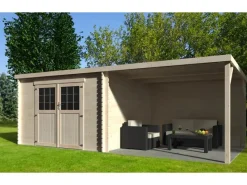 Gartenlauben|Decor et Jardin Holz-Gartenhaus Eden 610 cm x 298 cm