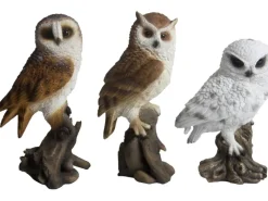 Sunny Garden Gartendekoration|Deko-Figur Eule auf Ast 24 cm