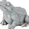 Deko-Figur Frosch Dunkelgrau Magnesia 34 x 29 x 26,5 cm* Discount