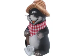 Deko-Figur Lustiger Maulwurf 18,5 cm x 10 cm x 8,5 cm Schwarz-Grau* Discount